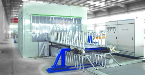 MT-JW系列彎夾層生產線——預熱預壓機